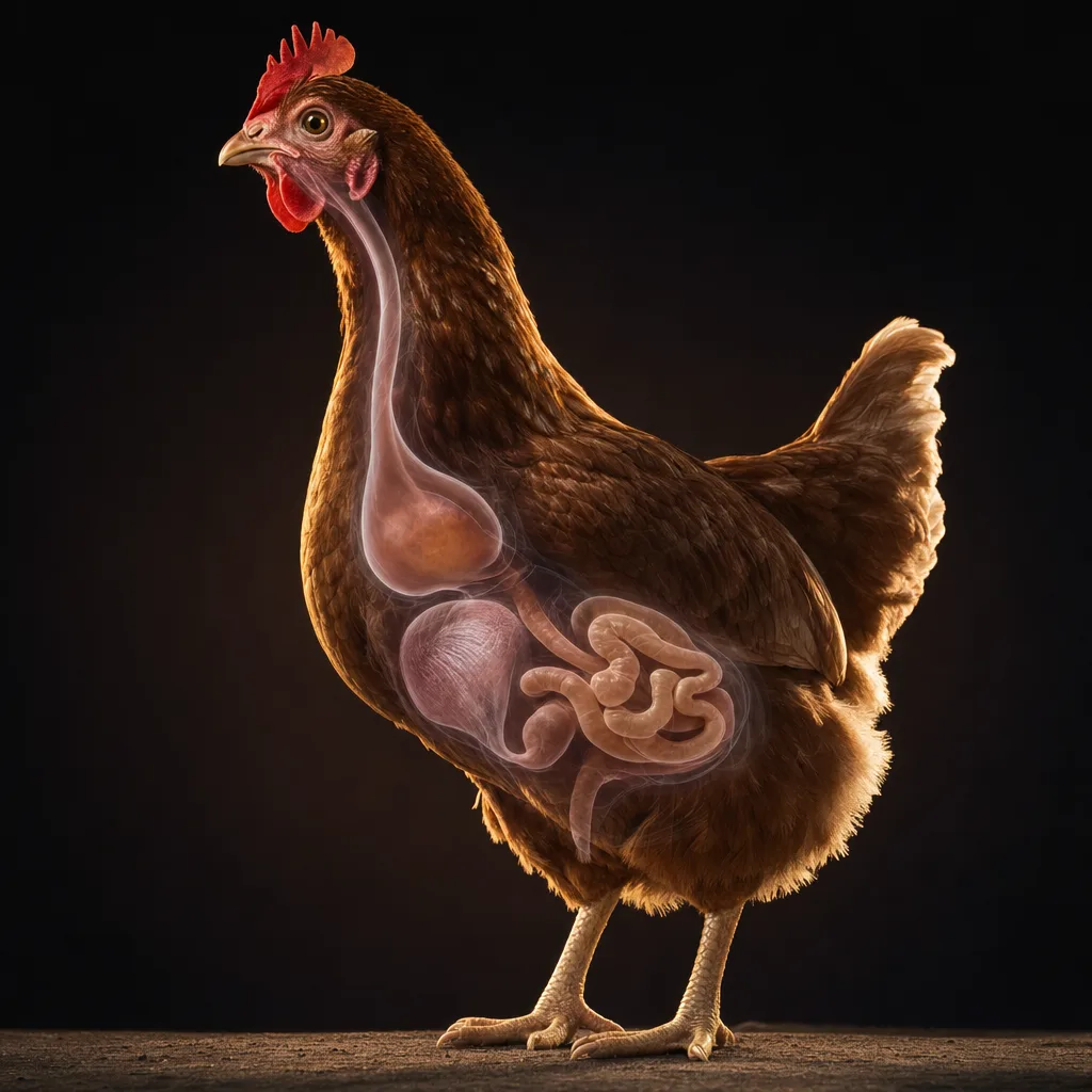 Natural gut health support for chickens